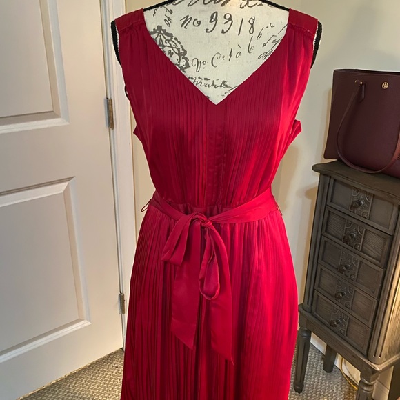 burgundy dress size 14